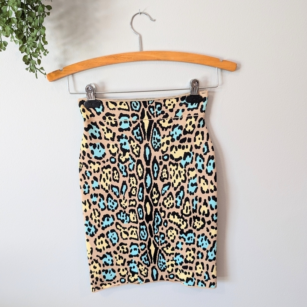 BCBGmaxaria Leopard Print Women's Skirt